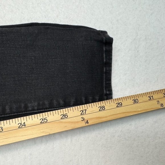 Abercrombie Fitch Simone High Rise Super Skinny Jeans Womens Sz 27/4 Black Wash - Picture 10 of 14